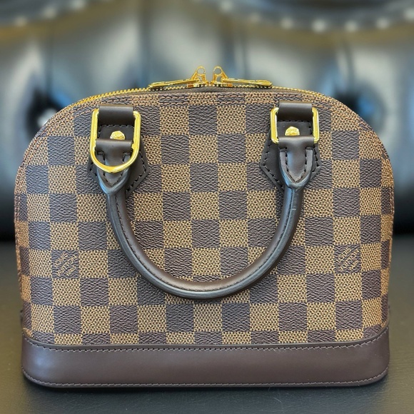 Louis Vuitton N40606 Alma BB Damier Ebene Brown Canvas Small handbag purse full - Picture 3 of 12